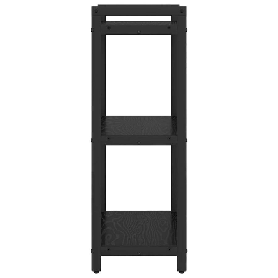 Boekenkast Zwart eiken 40 x 30 x 83 cm Bewerkt hout