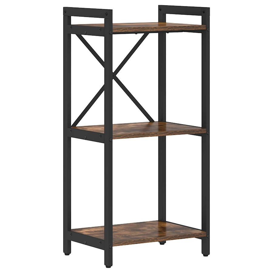 Boekenkast Gerookt eiken 40 x 30 x 85 cm Bewerkt hout