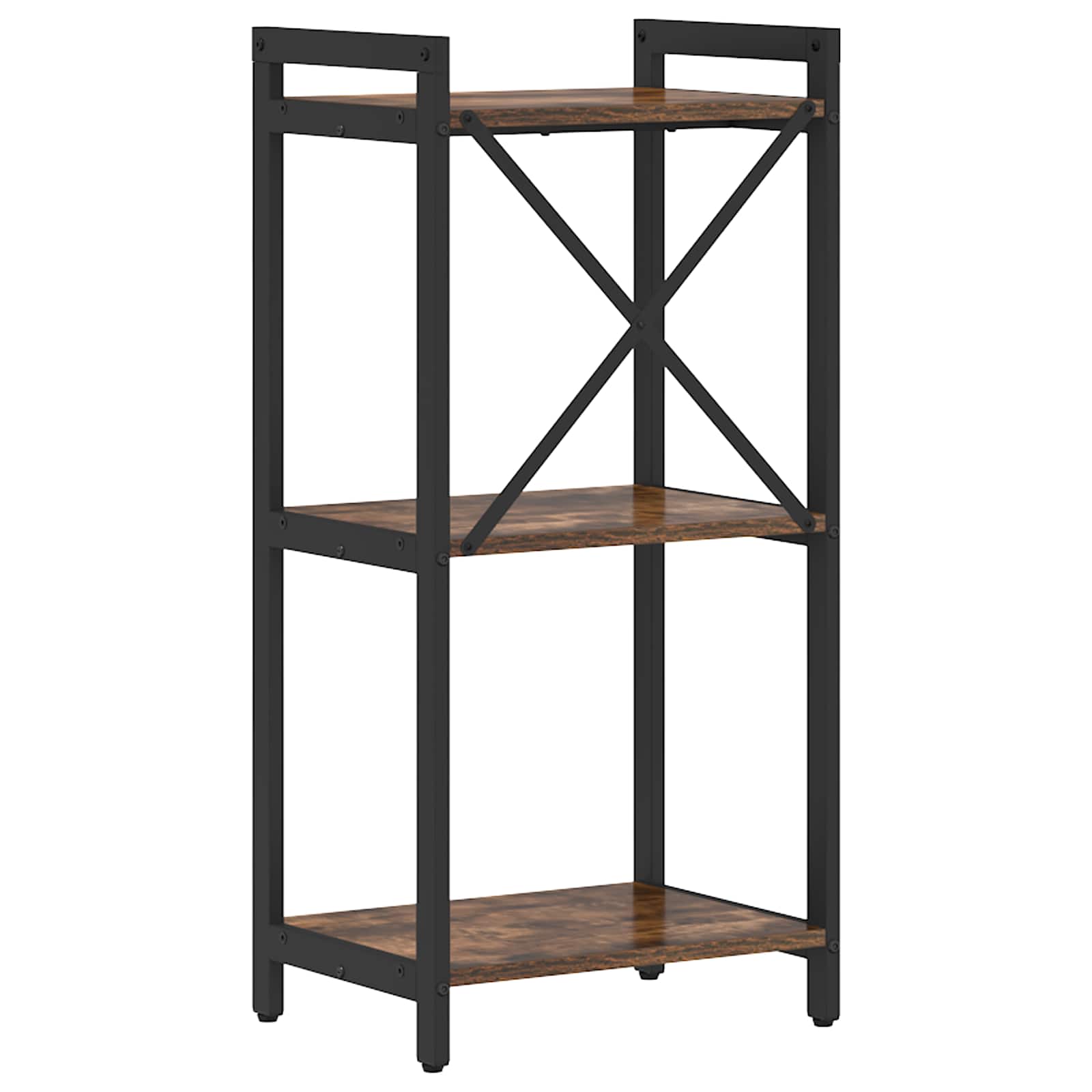 Boekenkast Gerookt eiken 40 x 30 x 85 cm Bewerkt hout
