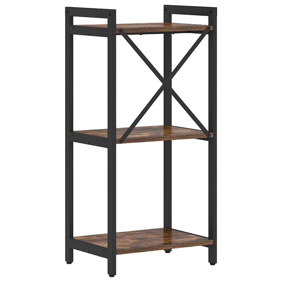 Boekenkast Gerookt eiken 40 x 30 x 85 cm Bewerkt hout