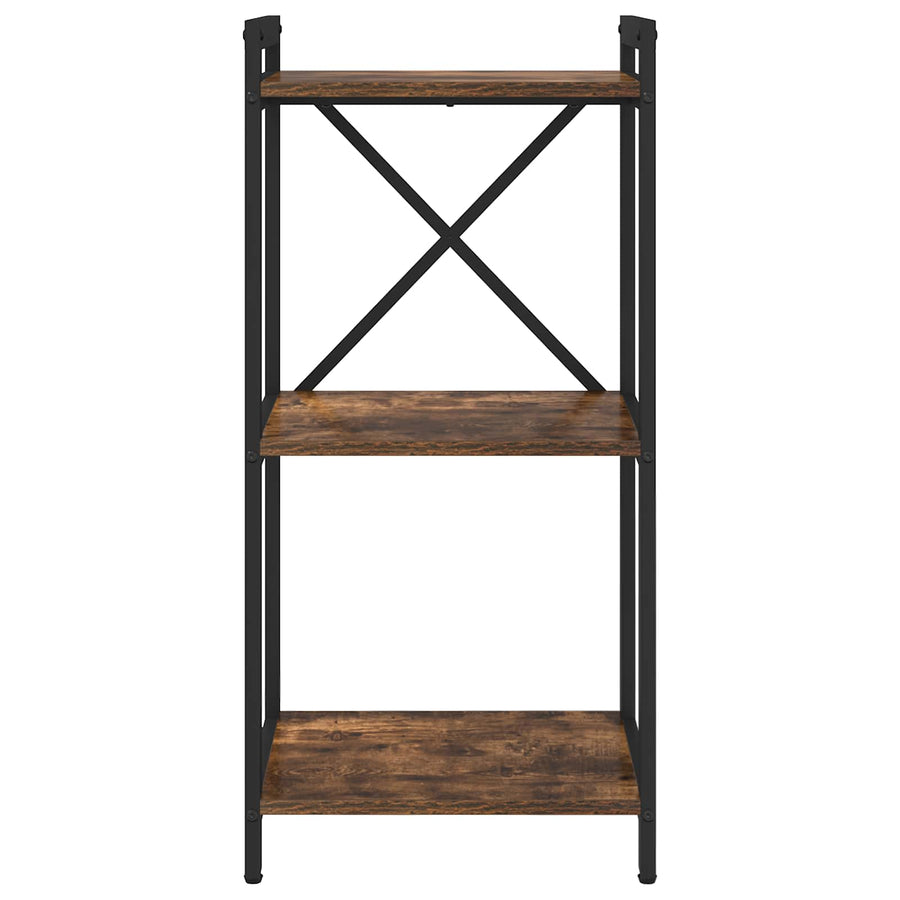 Boekenkast Gerookt eiken 40 x 30 x 85 cm Bewerkt hout