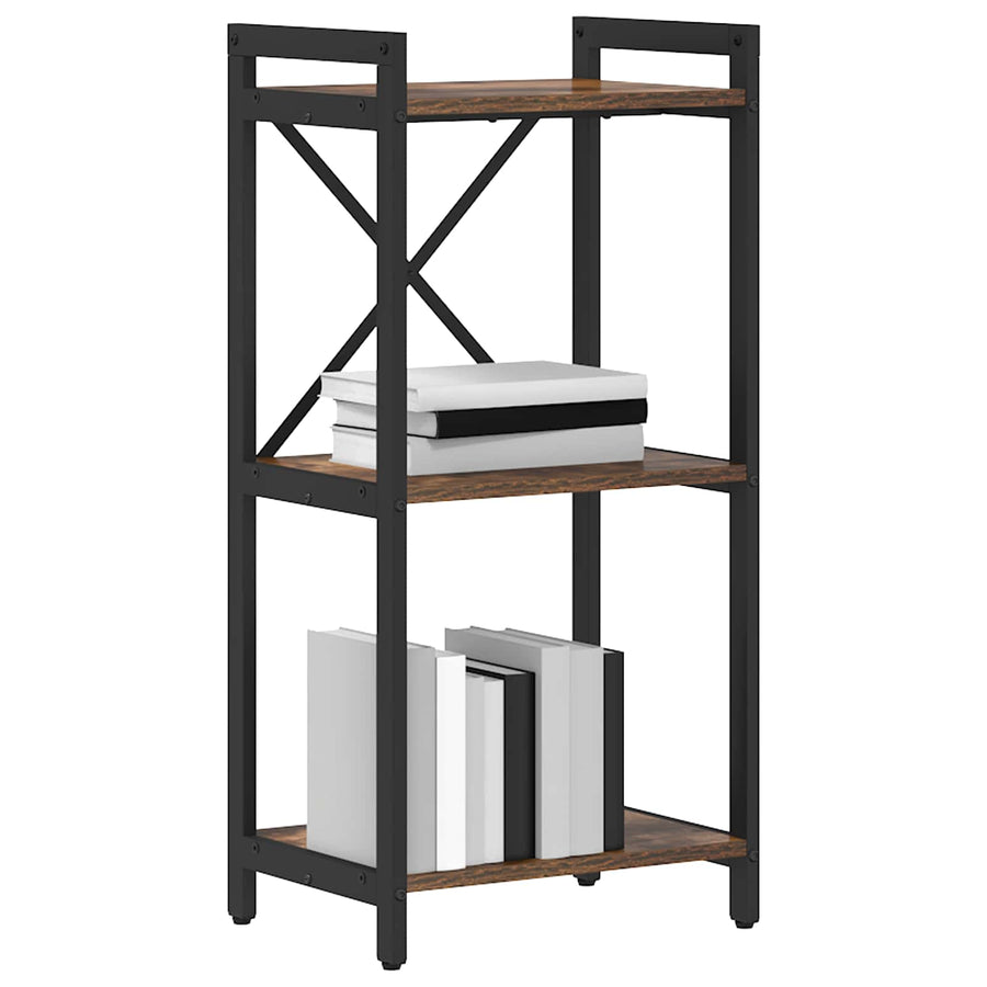 Boekenkast Gerookt eiken 40 x 30 x 85 cm Bewerkt hout