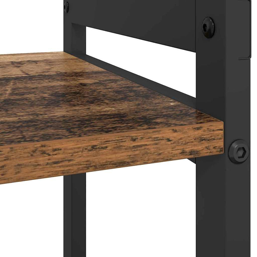 Boekenkast Oud hout 40 x 30 x 83 cm Bewerkt hout