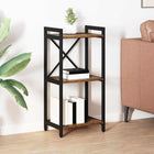 Boekenkast bewerkt hout 40x30x83 cm