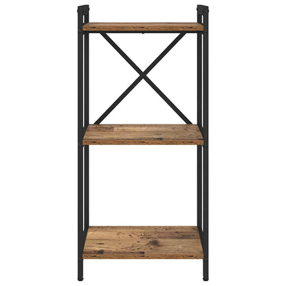 Boekenkast Oud hout 40 x 30 x 83 cm Bewerkt hout