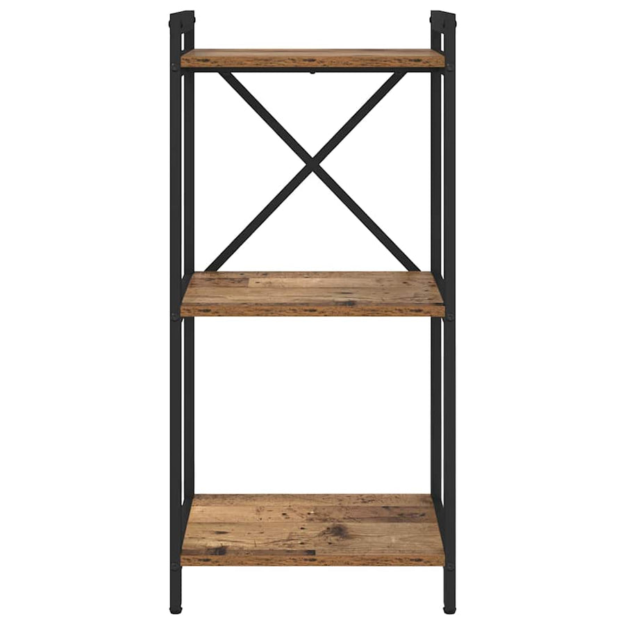 Boekenkast Oud hout 40 x 30 x 83 cm Bewerkt hout