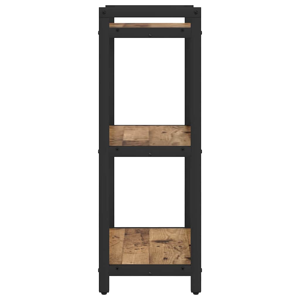 Boekenkast Oud hout 40 x 30 x 83 cm Bewerkt hout