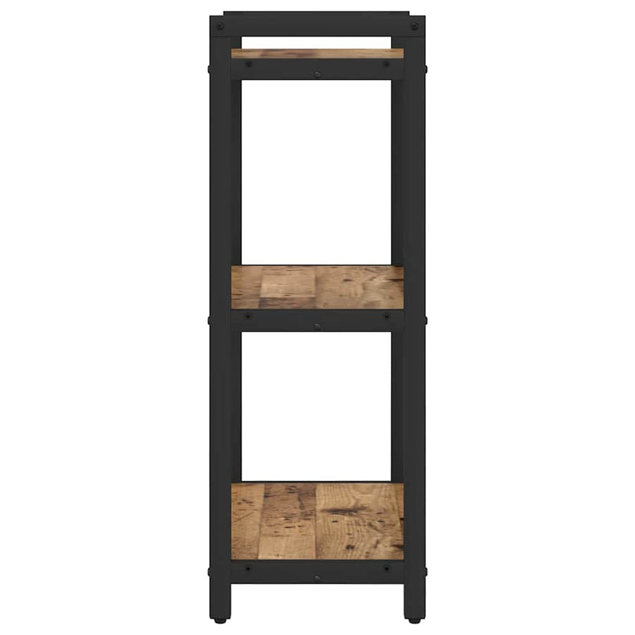 Boekenkast Oud hout 40 x 30 x 83 cm Bewerkt hout