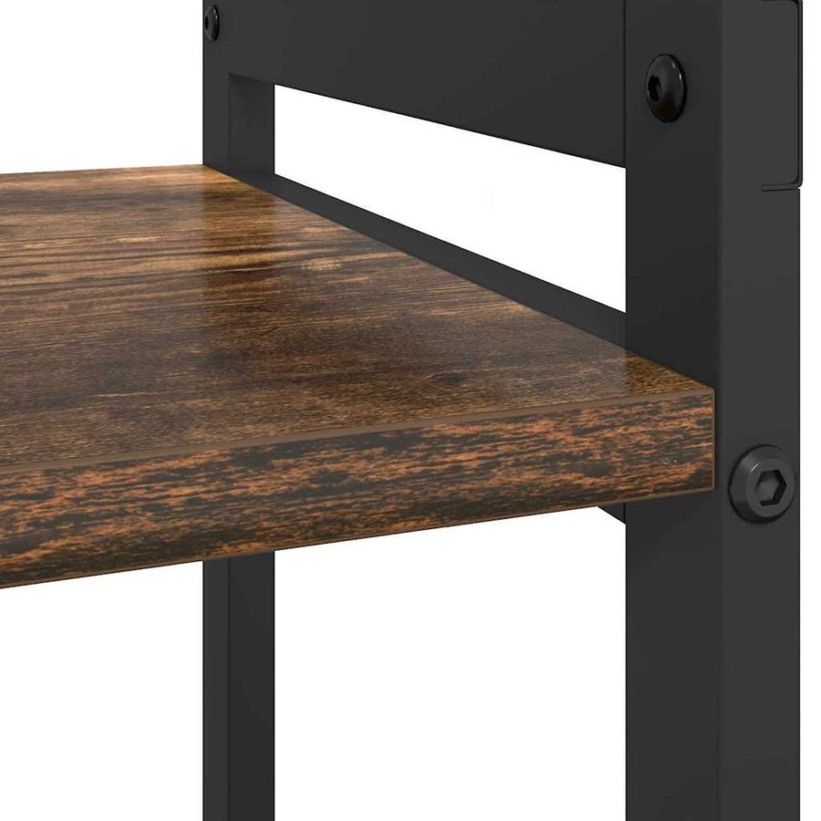 Boekenkast Gerookt eiken 40 x 30 x 48.5 cm Bewerkt hout
