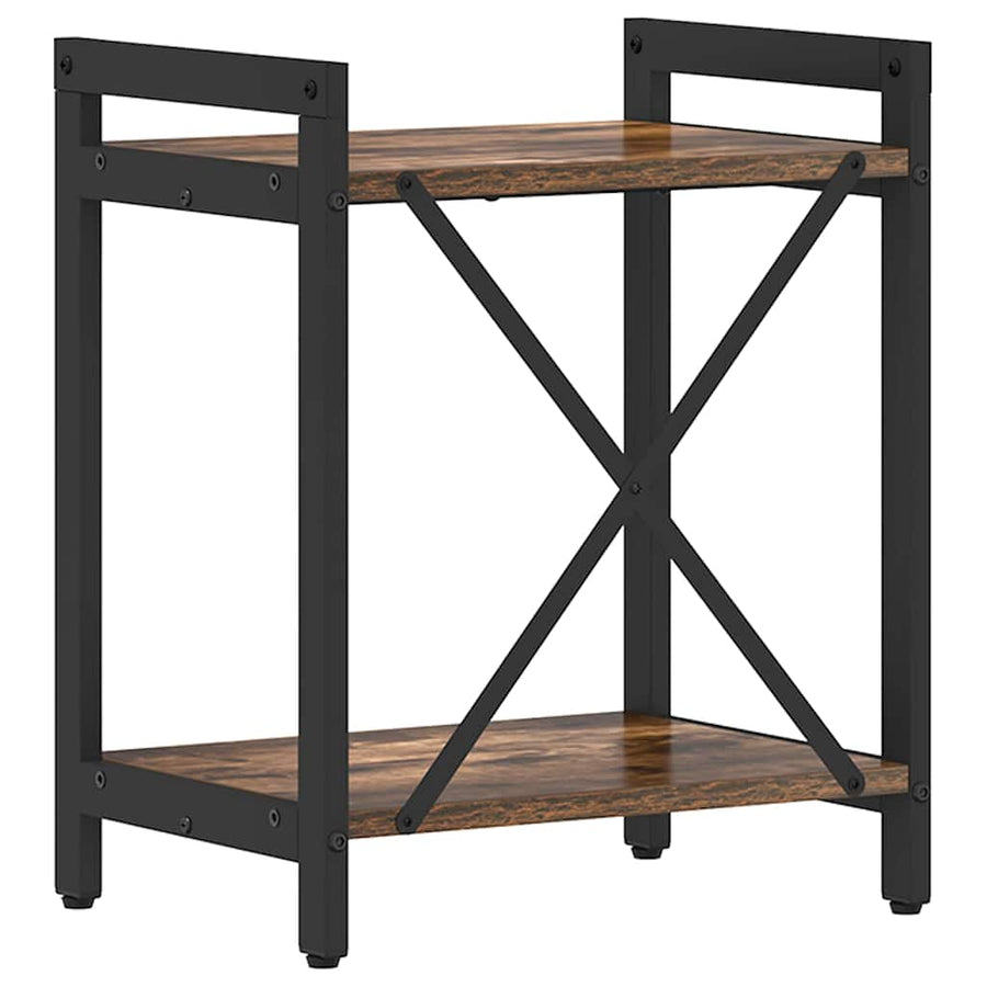 Boekenkast Gerookt eiken 40 x 30 x 48.5 cm Bewerkt hout