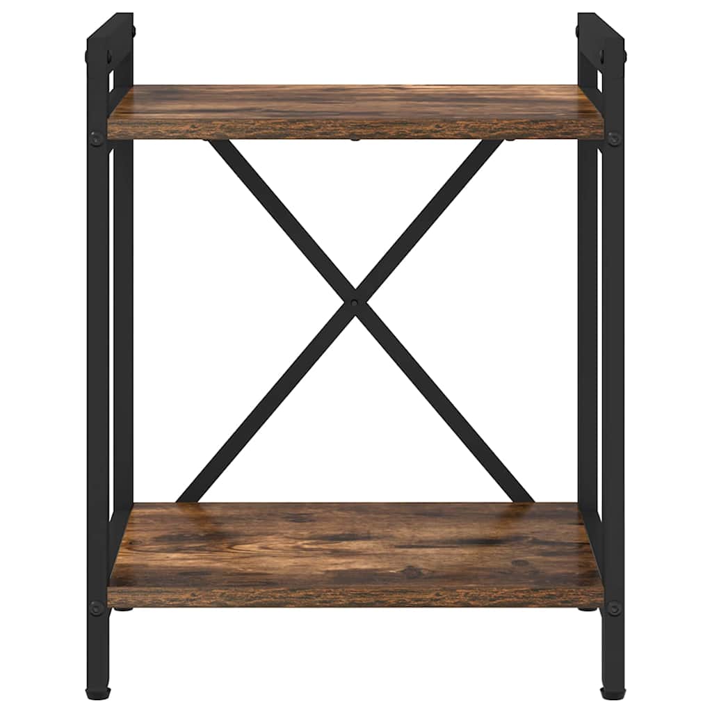 Boekenkast Gerookt eiken 40 x 30 x 48.5 cm Bewerkt hout
