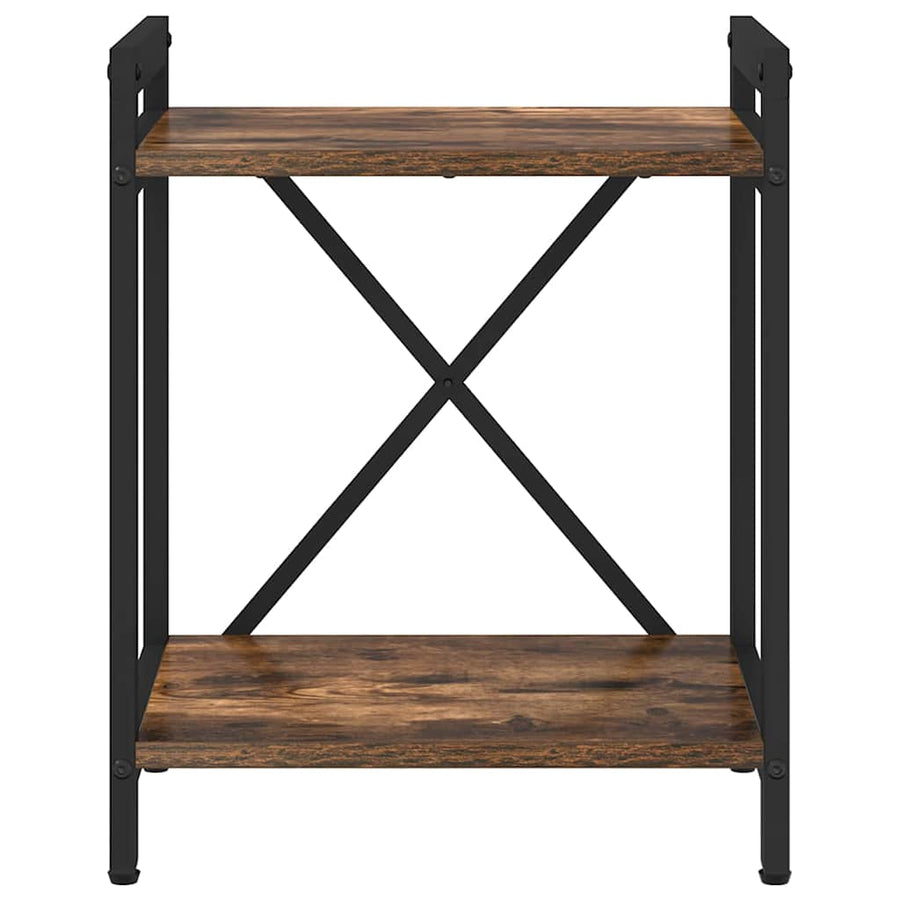 Boekenkast Gerookt eiken 40 x 30 x 48.5 cm Bewerkt hout
