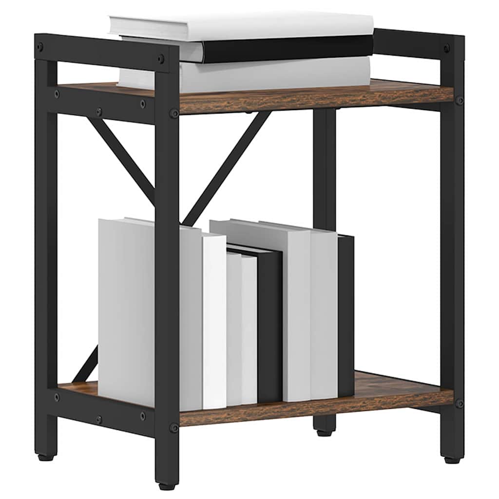 Boekenkast Gerookt eiken 40 x 30 x 48.5 cm Bewerkt hout