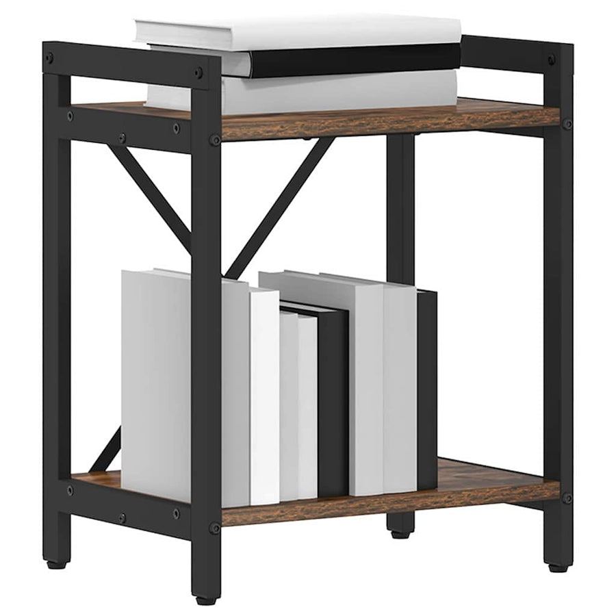 Boekenkast Gerookt eiken 40 x 30 x 48.5 cm Bewerkt hout
