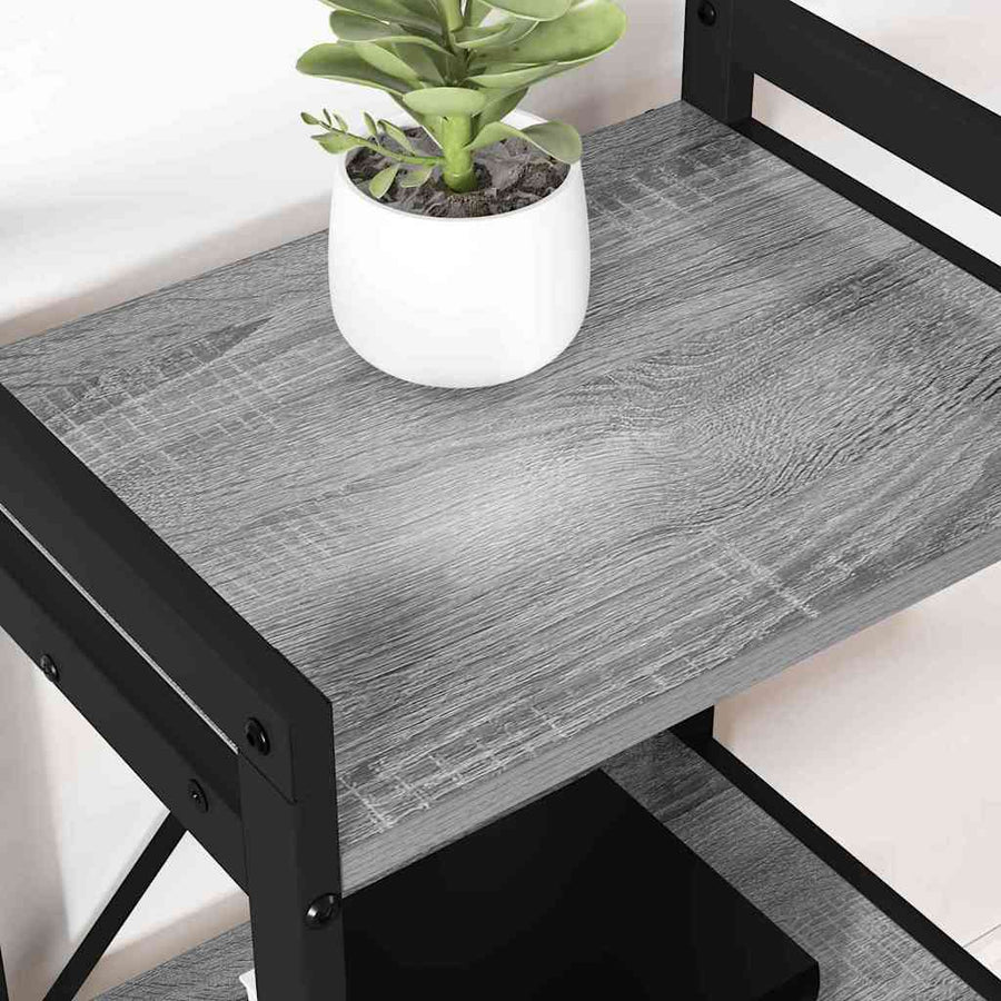 Boekenkast Grijs sonoma 40 x 30 x 48.5 cm Bewerkt hout