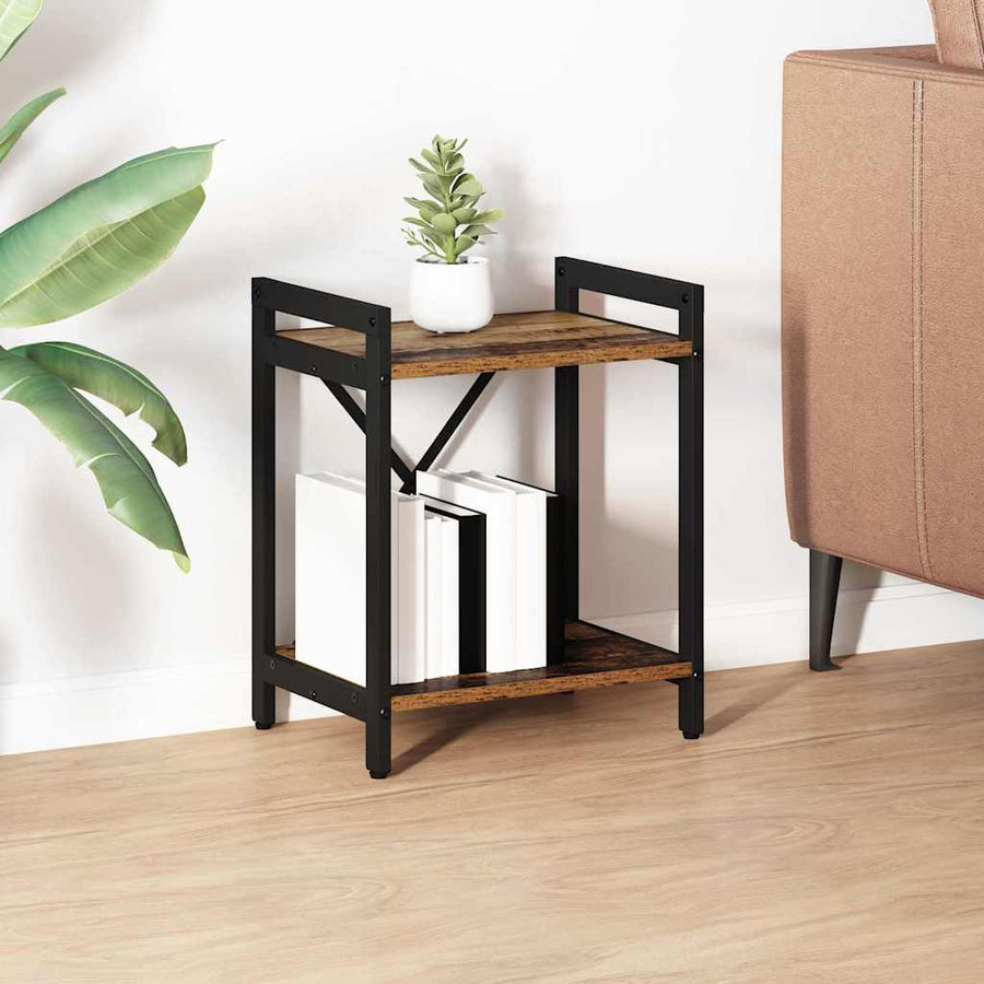 Boekenkast Oud hout 40 x 30 x 48.5 cm Bewerkt hout