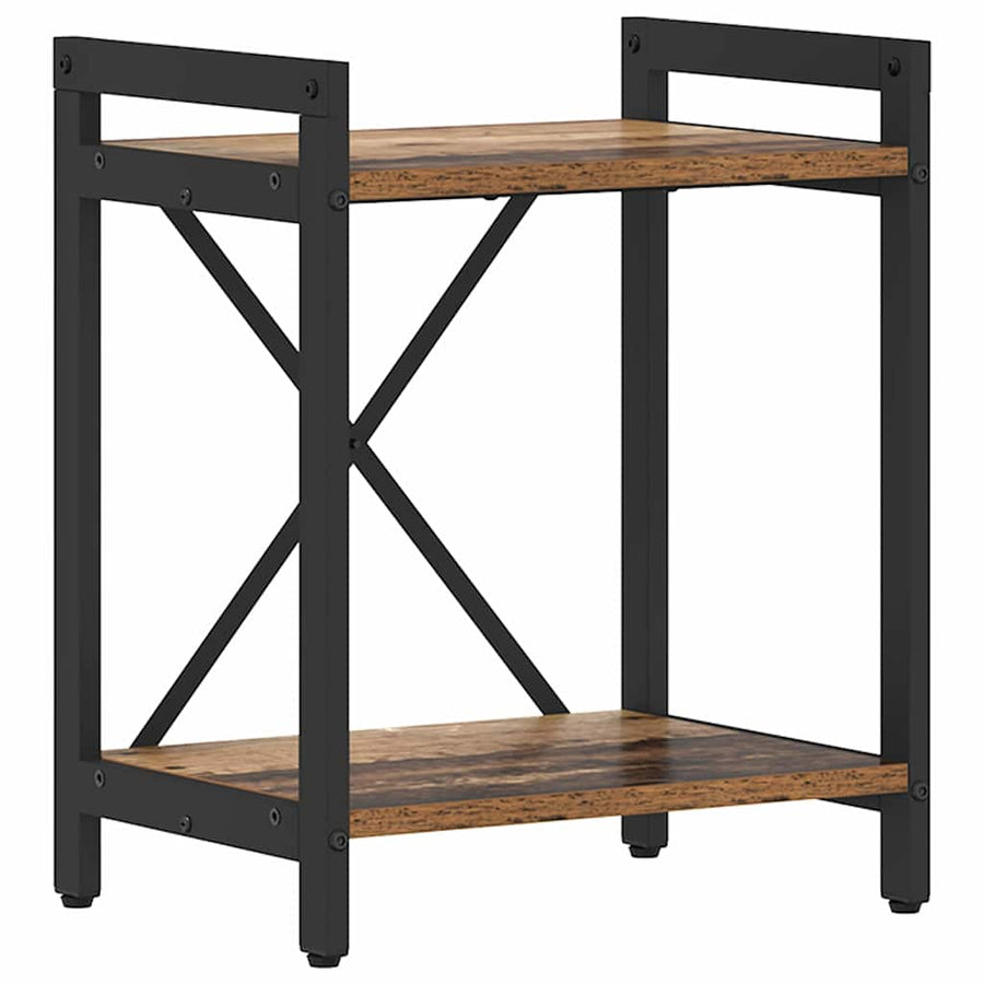 Boekenkast Oud hout 40 x 30 x 48.5 cm Bewerkt hout