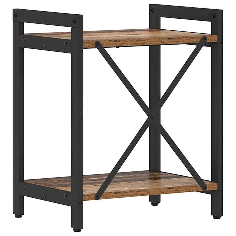 Boekenkast Oud hout 40 x 30 x 48.5 cm Bewerkt hout