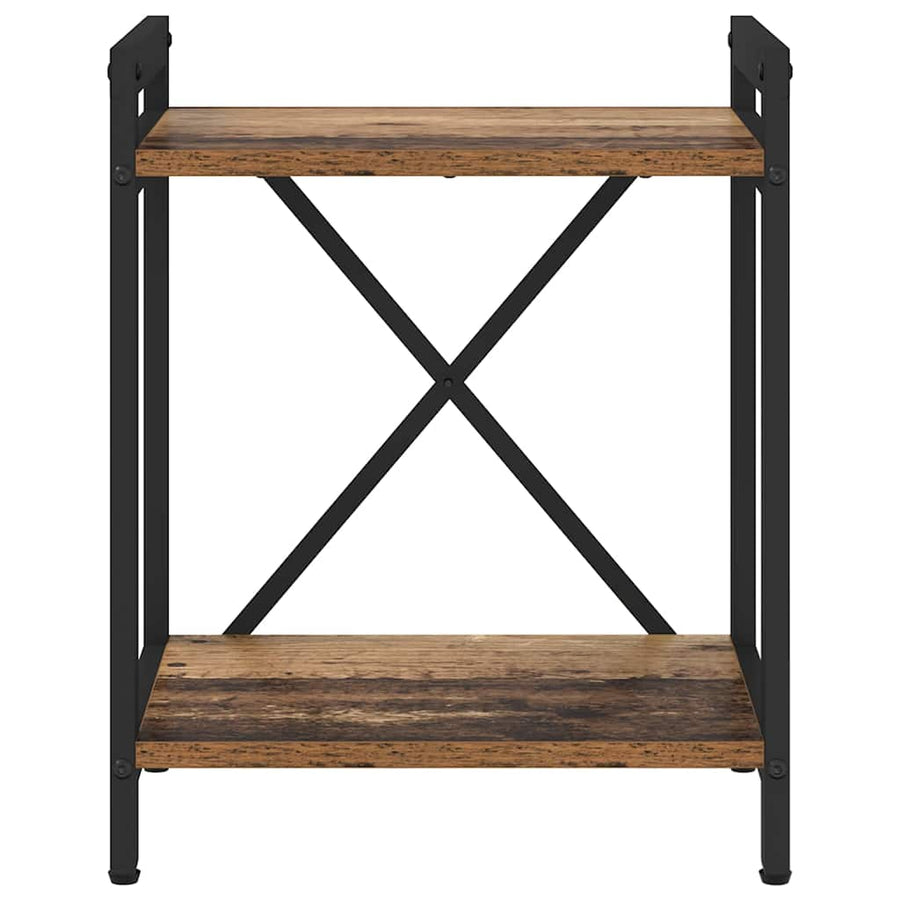 Boekenkast Oud hout 40 x 30 x 48.5 cm Bewerkt hout