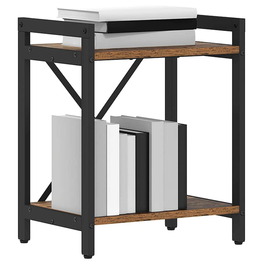 Boekenkast Oud hout 40 x 30 x 48.5 cm Bewerkt hout