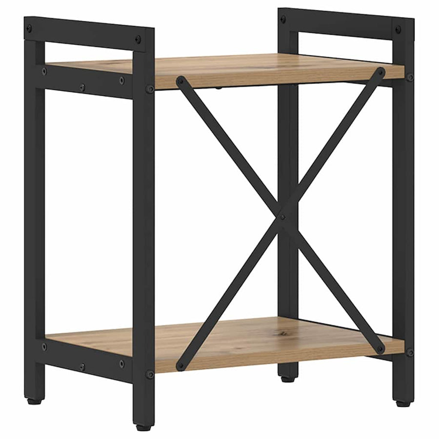 Boekenkast artisanaal eikenkleurig 40 x 30 x 48.5 cm
