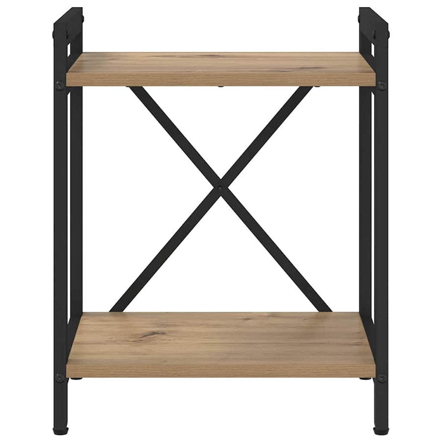 Boekenkast artisanaal eikenkleurig 40 x 30 x 48.5 cm