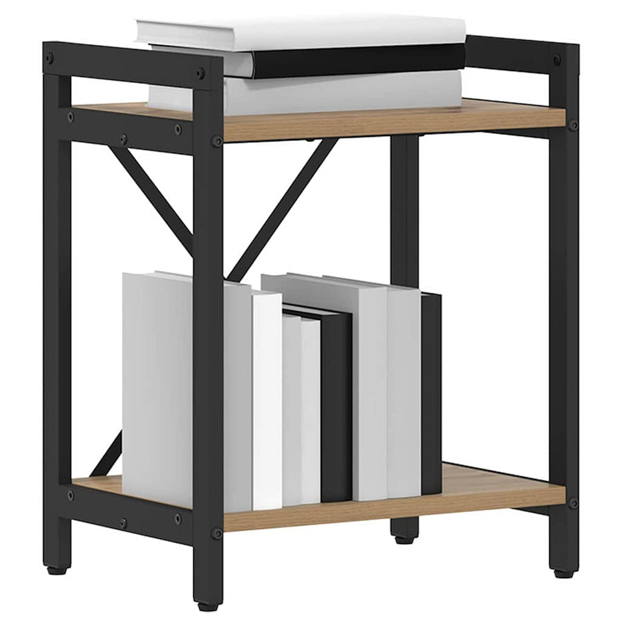 Boekenkast artisanaal eikenkleurig 40 x 30 x 48.5 cm