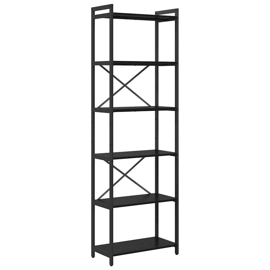 Boekenkast Zwart eiken 60 x 30 x 188 cm Spaanplaat