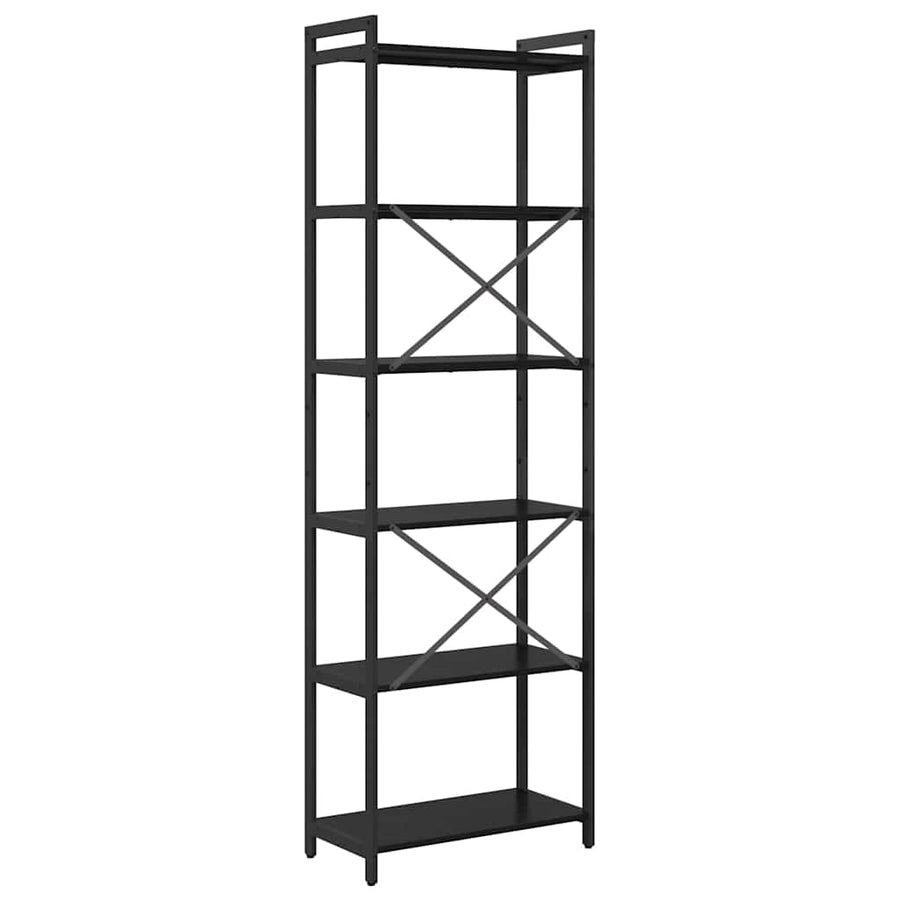 Boekenkast Zwart eiken 60 x 30 x 188 cm Spaanplaat