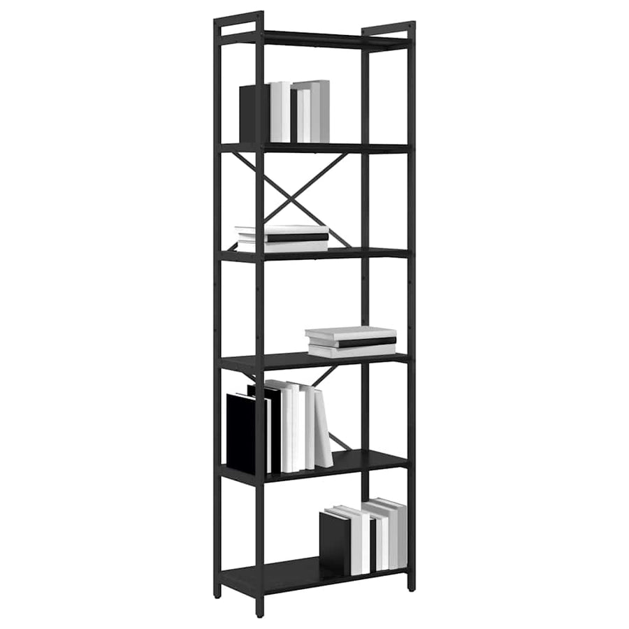 Boekenkast Zwart eiken 60 x 30 x 188 cm Spaanplaat