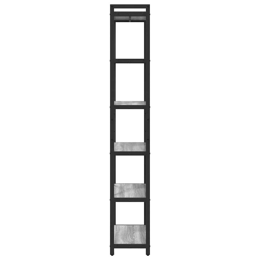 Boekenkast Grijs sonoma 60 x 30 x 188 cm Hout en staal