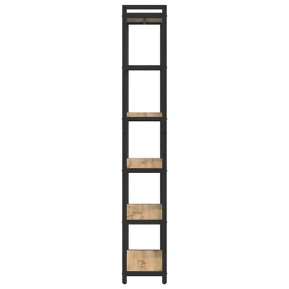 Boekenkast artisanaal eikenkleurig 60 x 30 x 188 cm