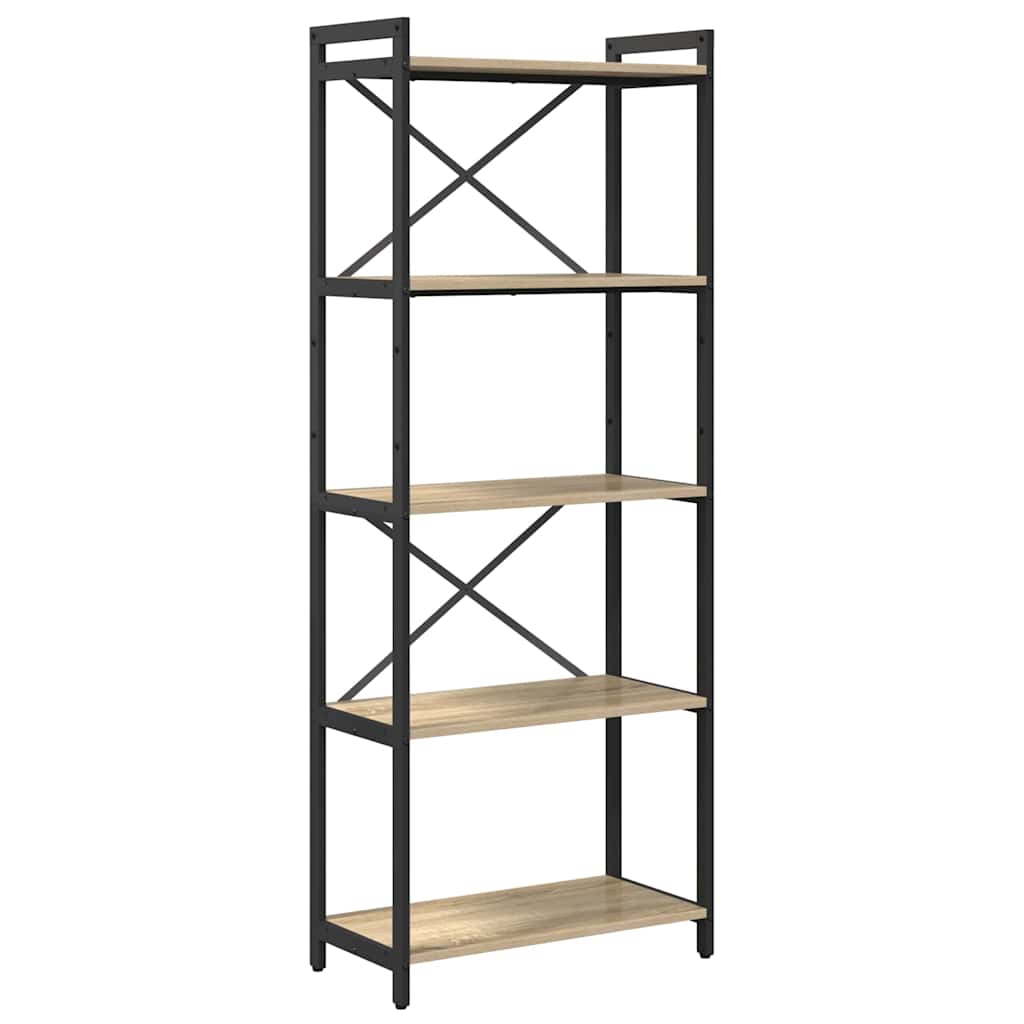 Boekenkast Sonoma eiken 60 x 30 x 153 cm Bewerkt hout