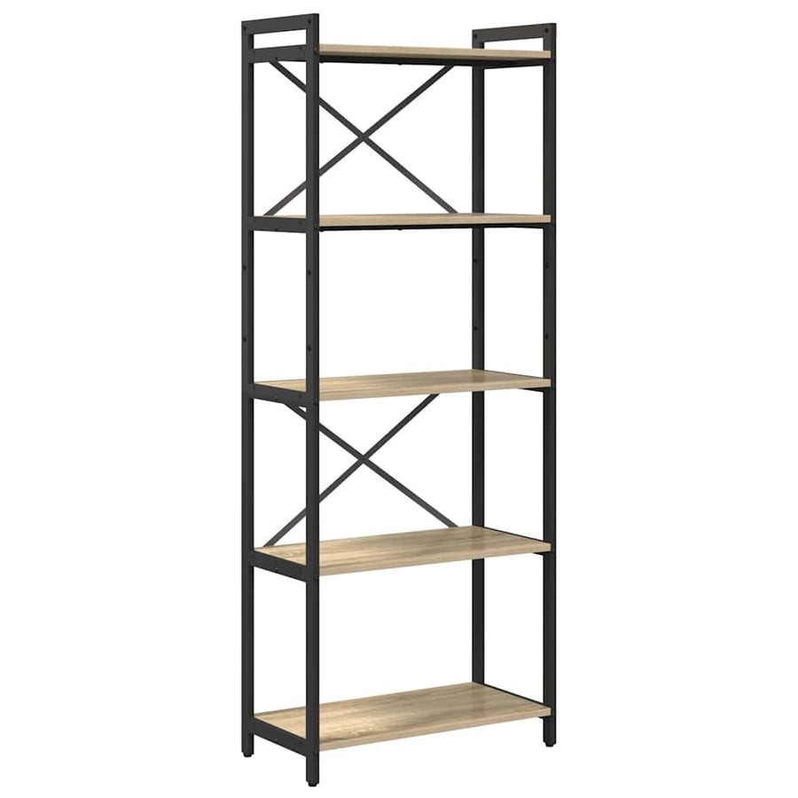Boekenkast Sonoma eiken 60 x 30 x 153 cm Bewerkt hout