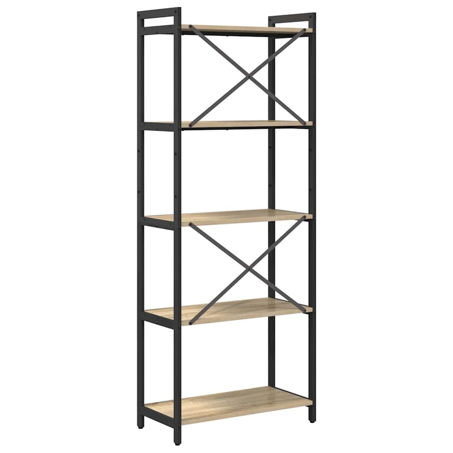 Boekenkast Sonoma eiken 60 x 30 x 153 cm Bewerkt hout