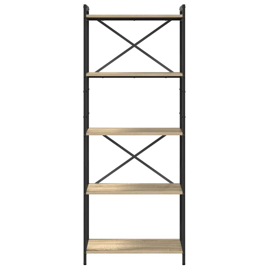 Boekenkast Sonoma eiken 60 x 30 x 153 cm Bewerkt hout