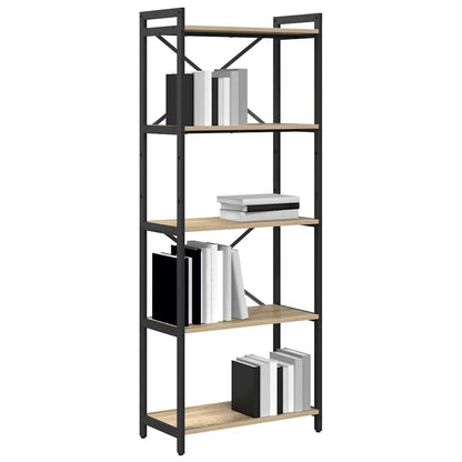 Boekenkast Sonoma eiken 60 x 30 x 153 cm Bewerkt hout