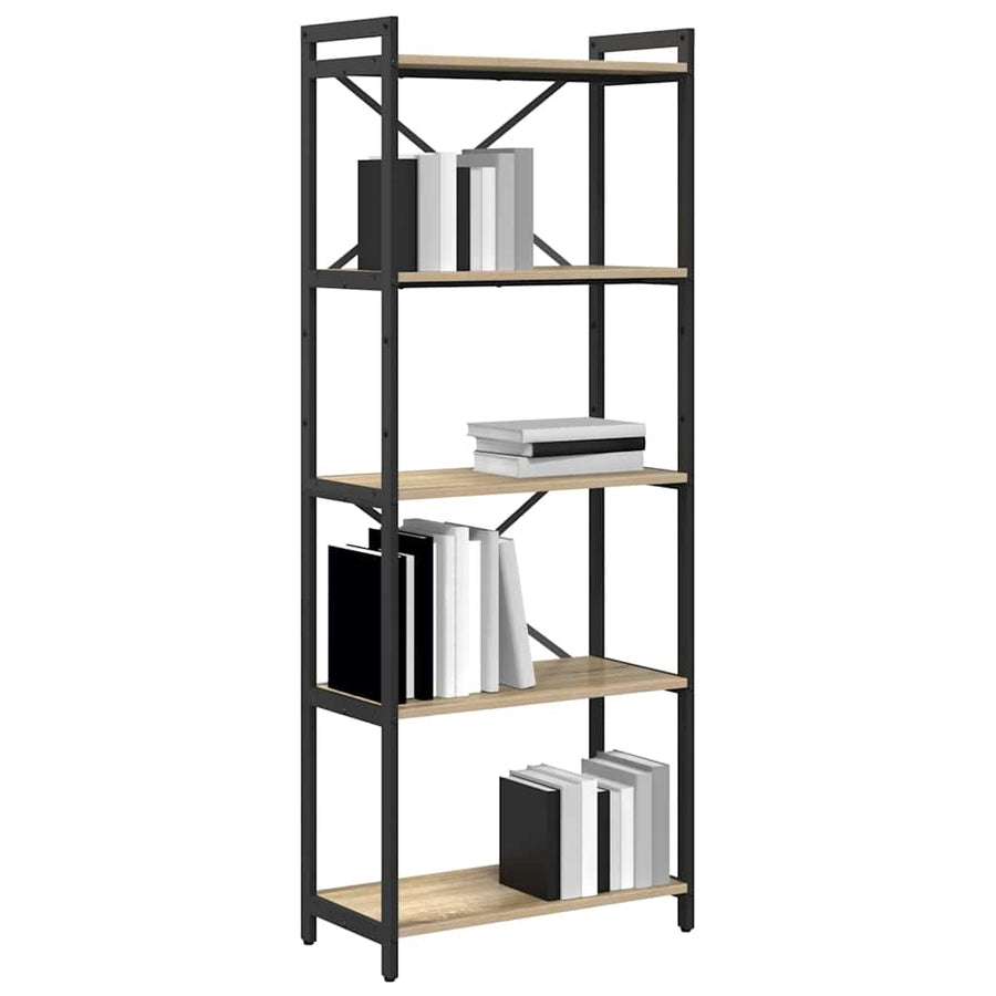 Boekenkast Sonoma eiken 60 x 30 x 153 cm Bewerkt hout