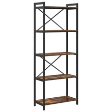 Boekenkast Gerookt eiken 60 x 30 x 153 cm Bewerkt hout