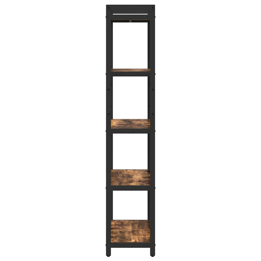 Boekenkast Gerookt eiken 60 x 30 x 153 cm Bewerkt hout