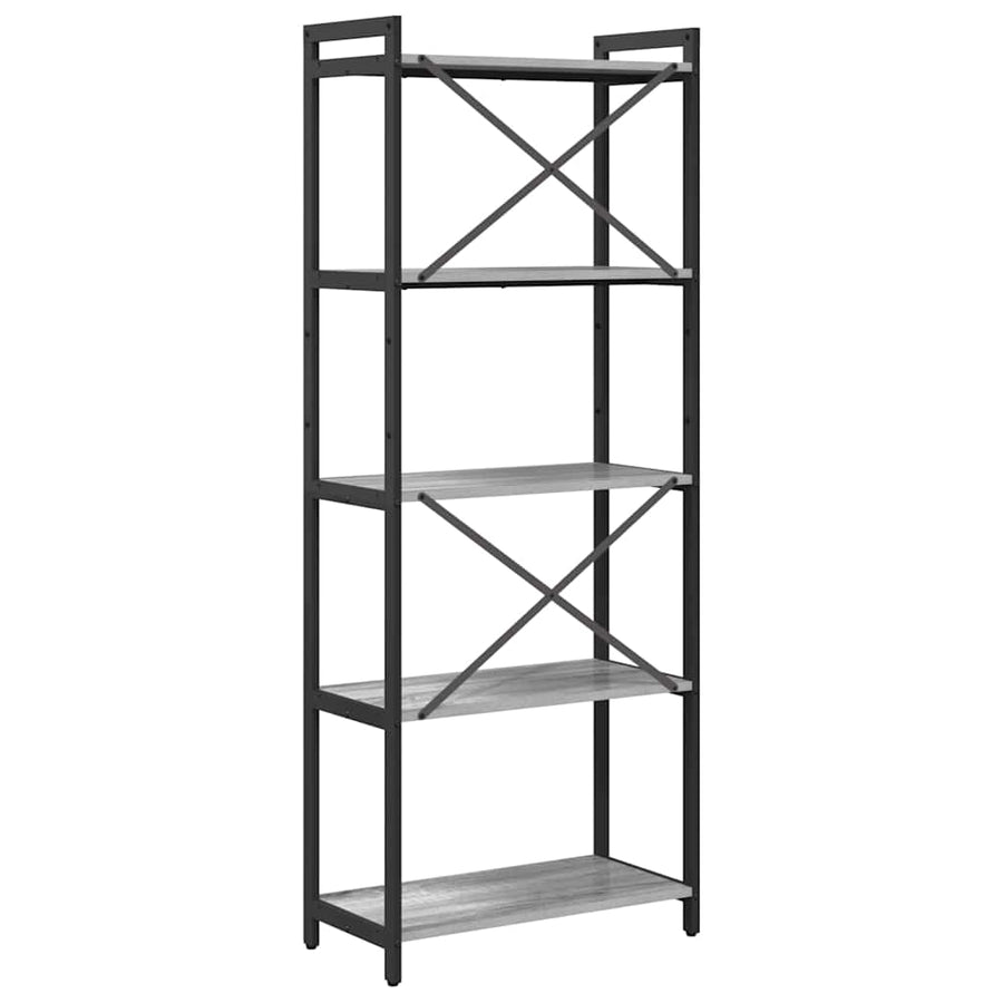 Boekenkast Grijs sonoma 60 x 30 x 153 cm Bewerkt hout