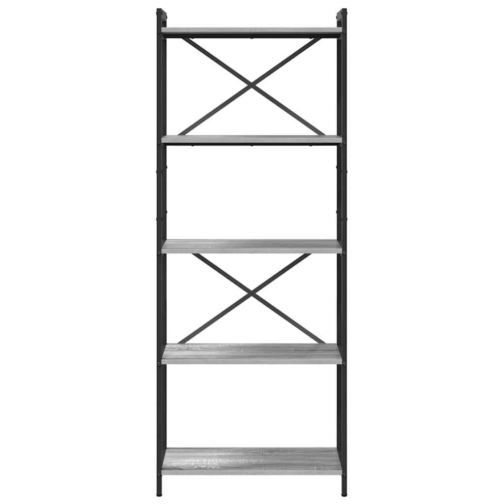 Boekenkast Grijs sonoma 60 x 30 x 153 cm Bewerkt hout