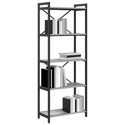 Boekenkast Grijs sonoma 60 x 30 x 153 cm Bewerkt hout