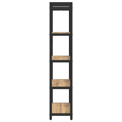 Boekenkast artisanaal eikenkleurig 60 x 30 x 153 cm