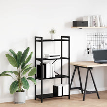 Boekenkast Zwart eiken 60 x 30 x 118 cm Bewerkt hout