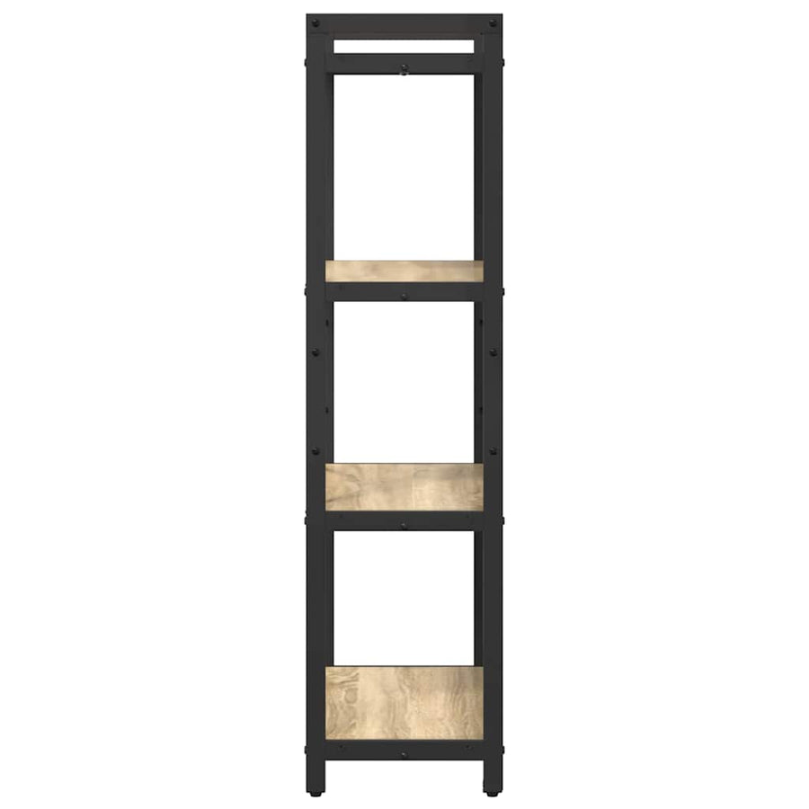 Boekenkast Sonoma eiken 60 x 30 x 118 cm MDF en Staal