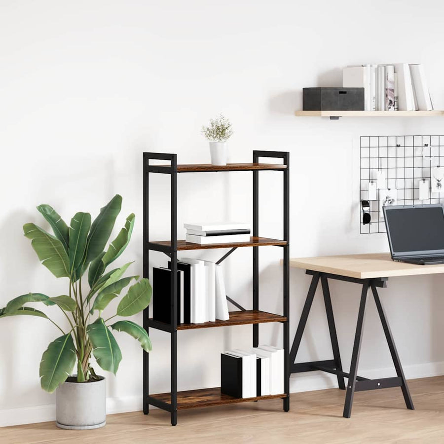 Boekenkast Gerookt eiken 60 x 30 x 118 cm Spaanplaat