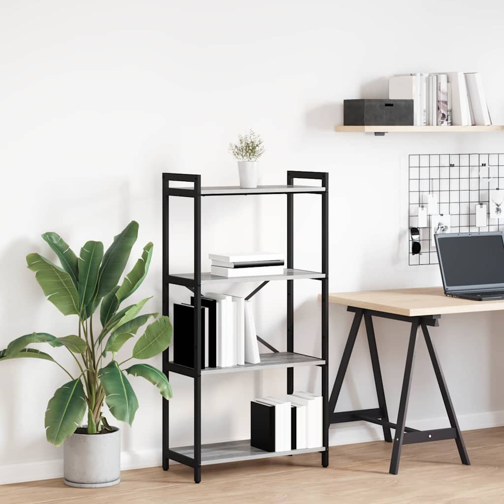 Boekenkast Grijs sonoma 60 x 30 x 118 cm Bewerkt hout