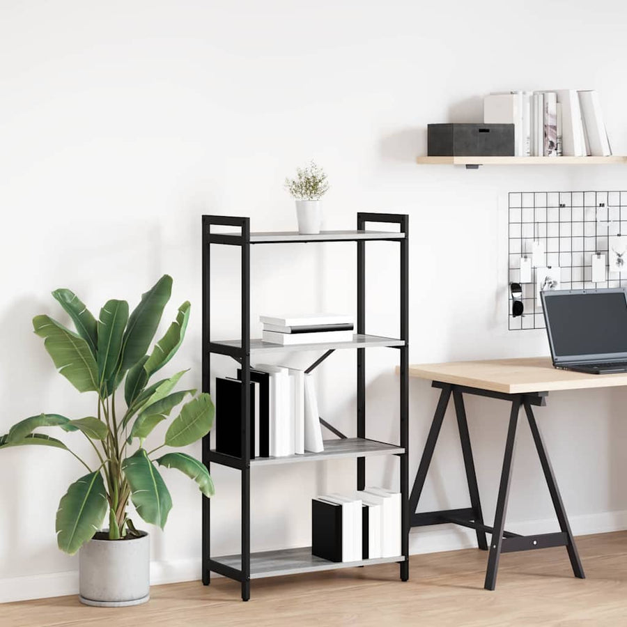 Boekenkast Grijs sonoma 60 x 30 x 118 cm Bewerkt hout