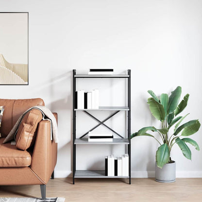 Boekenkast Grijs sonoma 60 x 30 x 118 cm Bewerkt hout